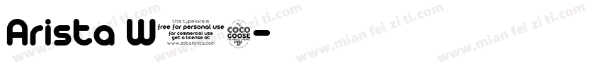 Arista W05字体转换